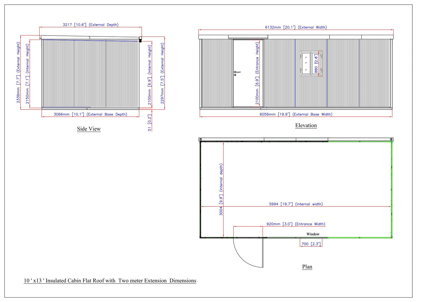 DuraMax | Flat Roof Insulated Building 19' x 10'