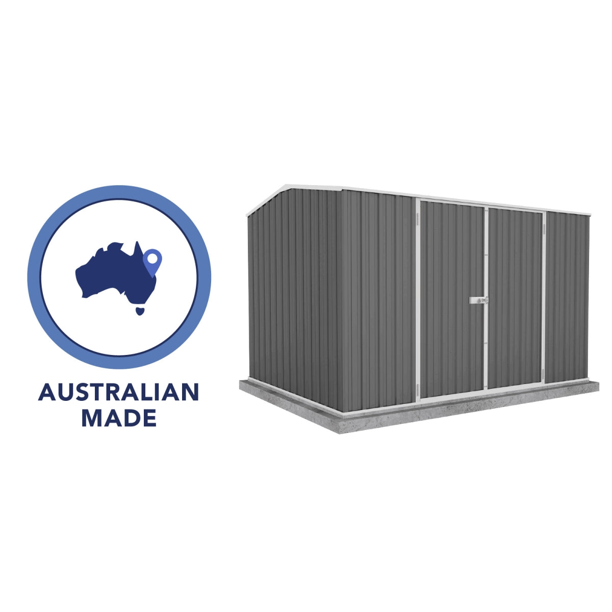 Absco | Premier Steel Storage Shed