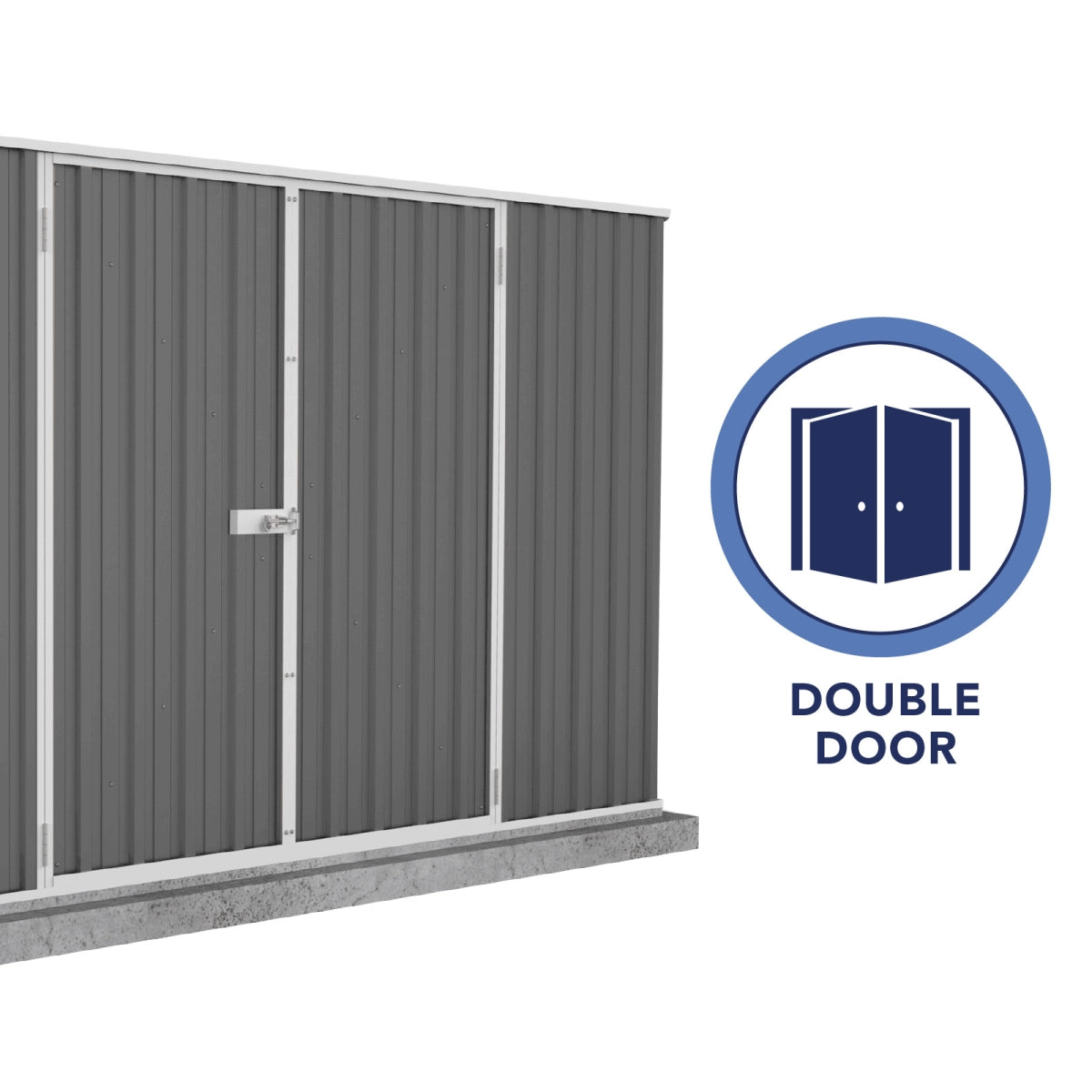 Absco | Premier Steel Storage Shed
