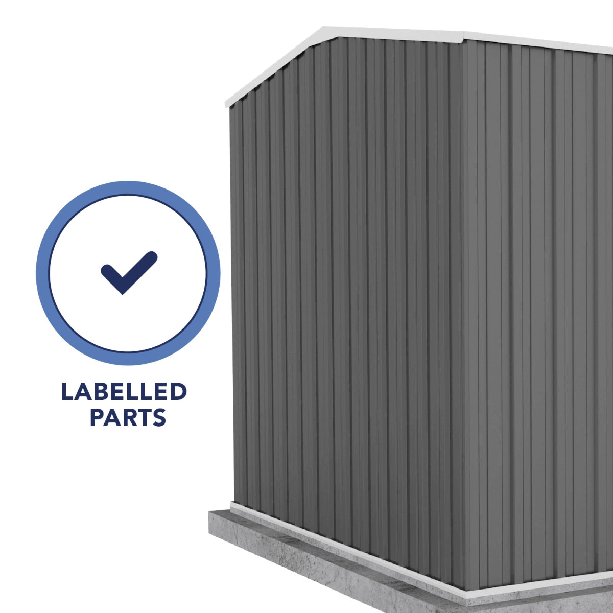 Absco | Premier Steel Storage Shed