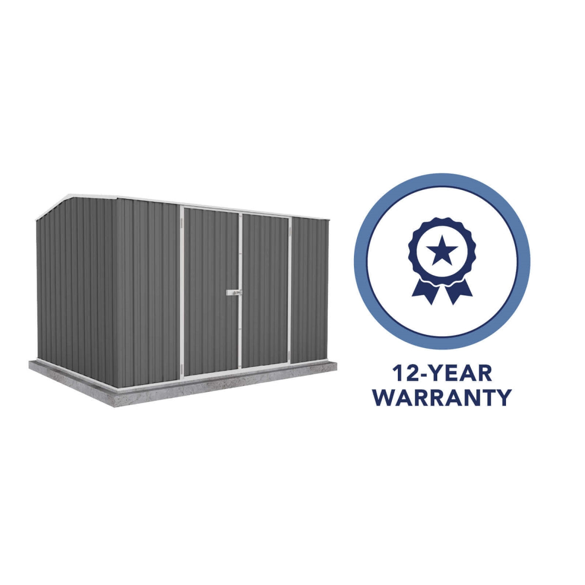 Absco | Premier Steel Storage Shed