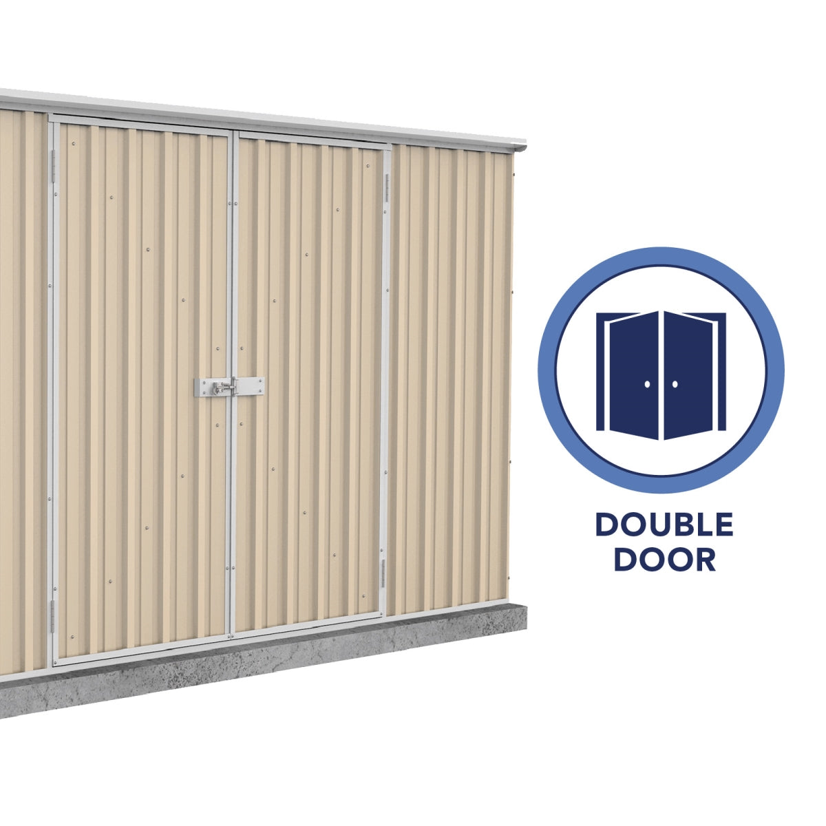 Absco | Premier Steel Storage Shed
