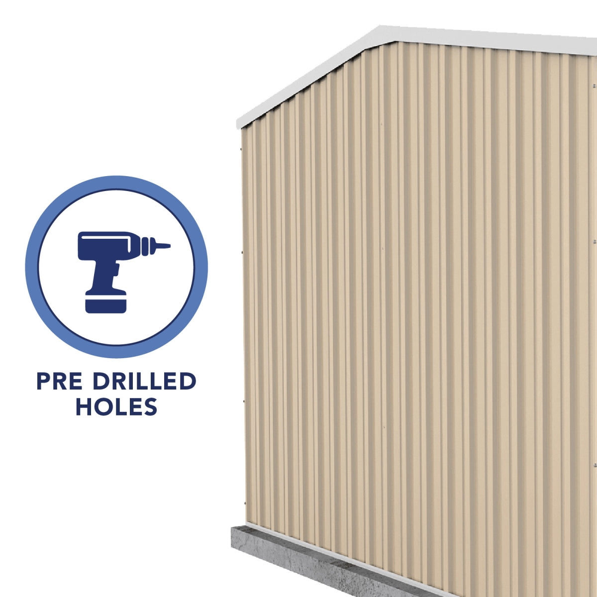 Absco | Premier Steel Storage Shed