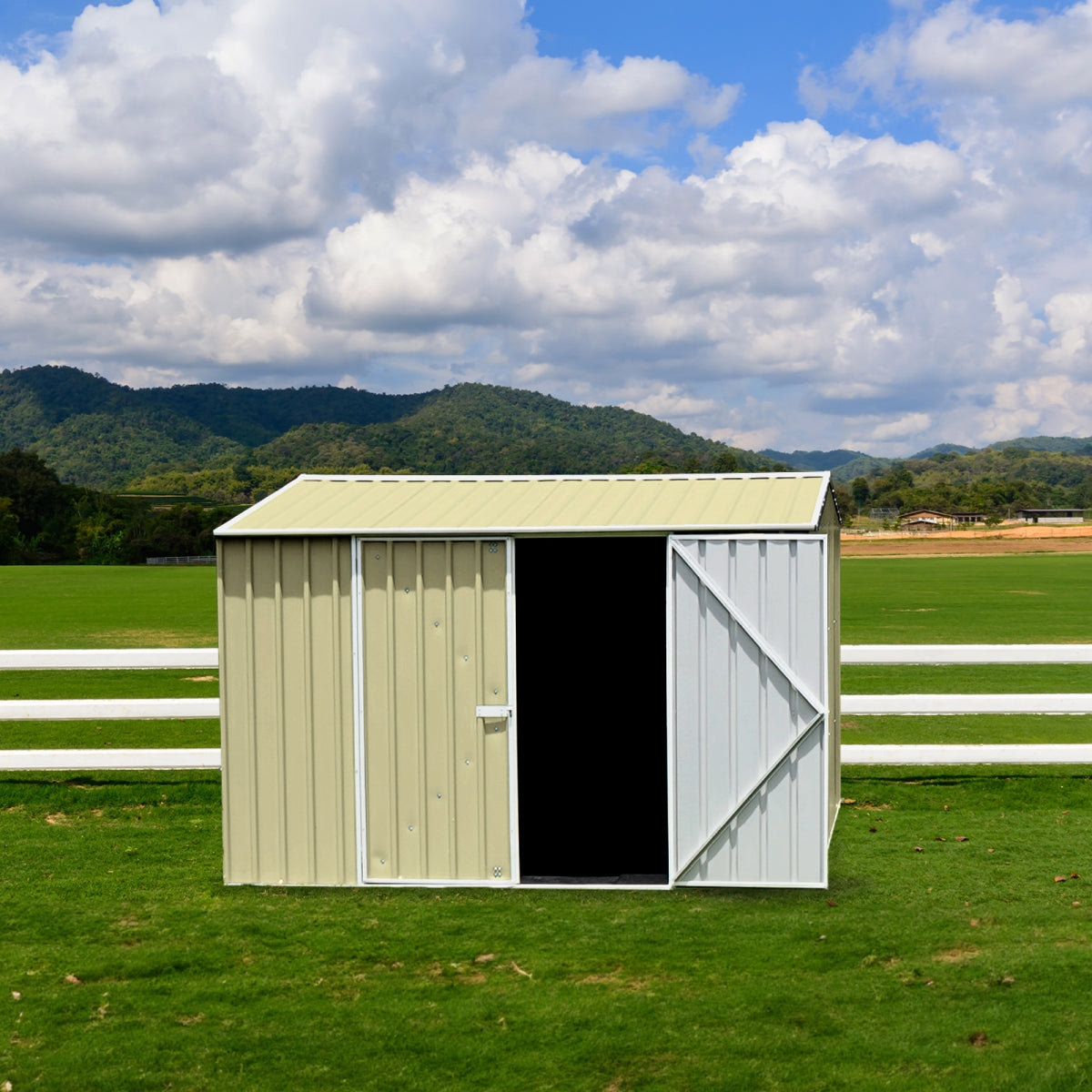 Absco | Premier Steel Storage Shed