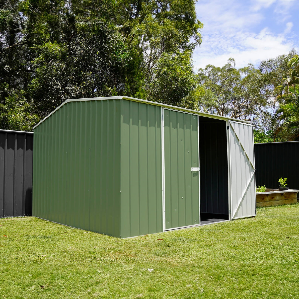 Absco | Premier Steel Storage Shed