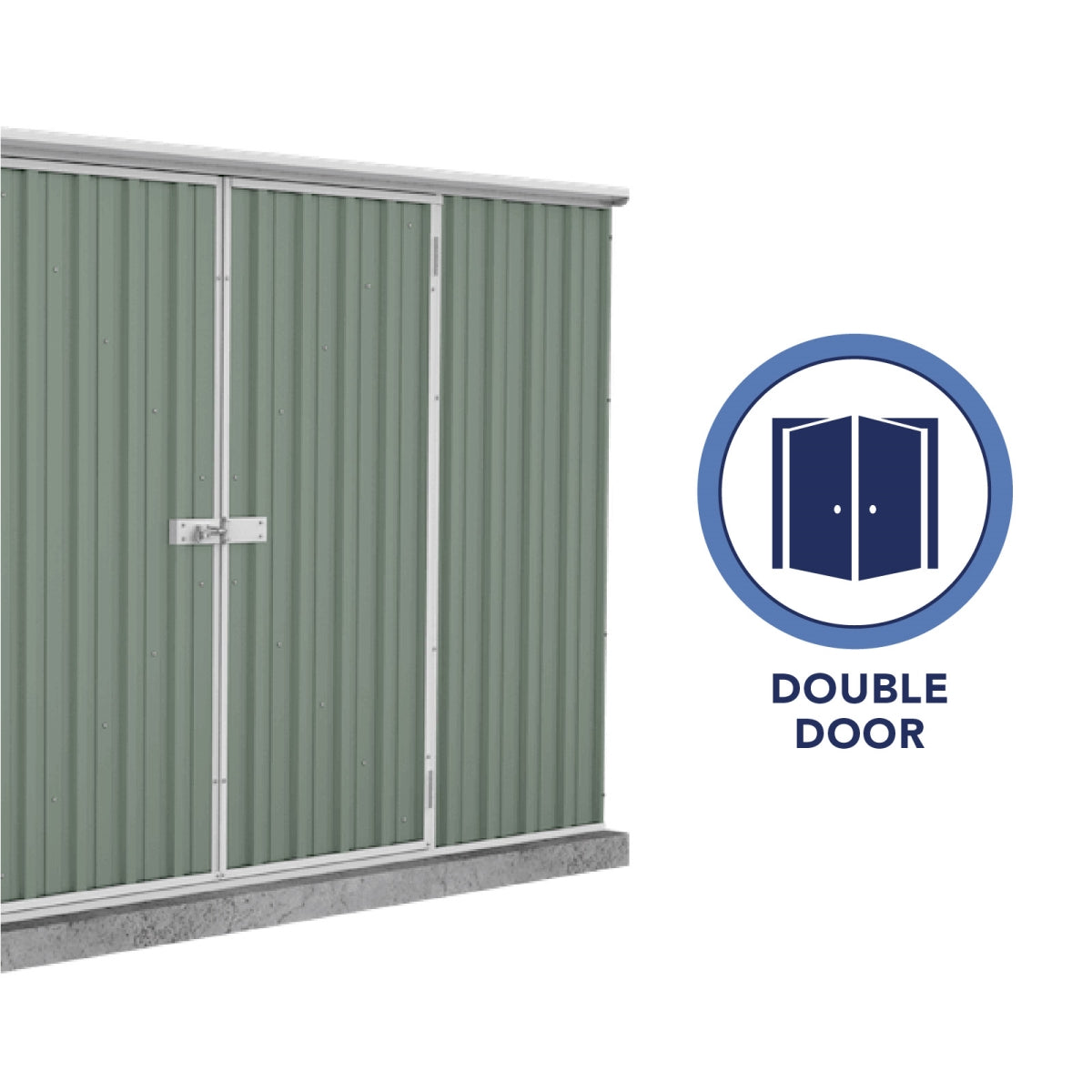 Absco | Premier Steel Storage Shed