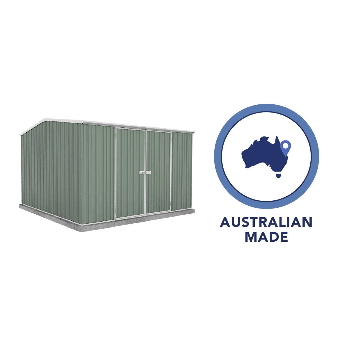 Absco | Premier Steel Storage Shed