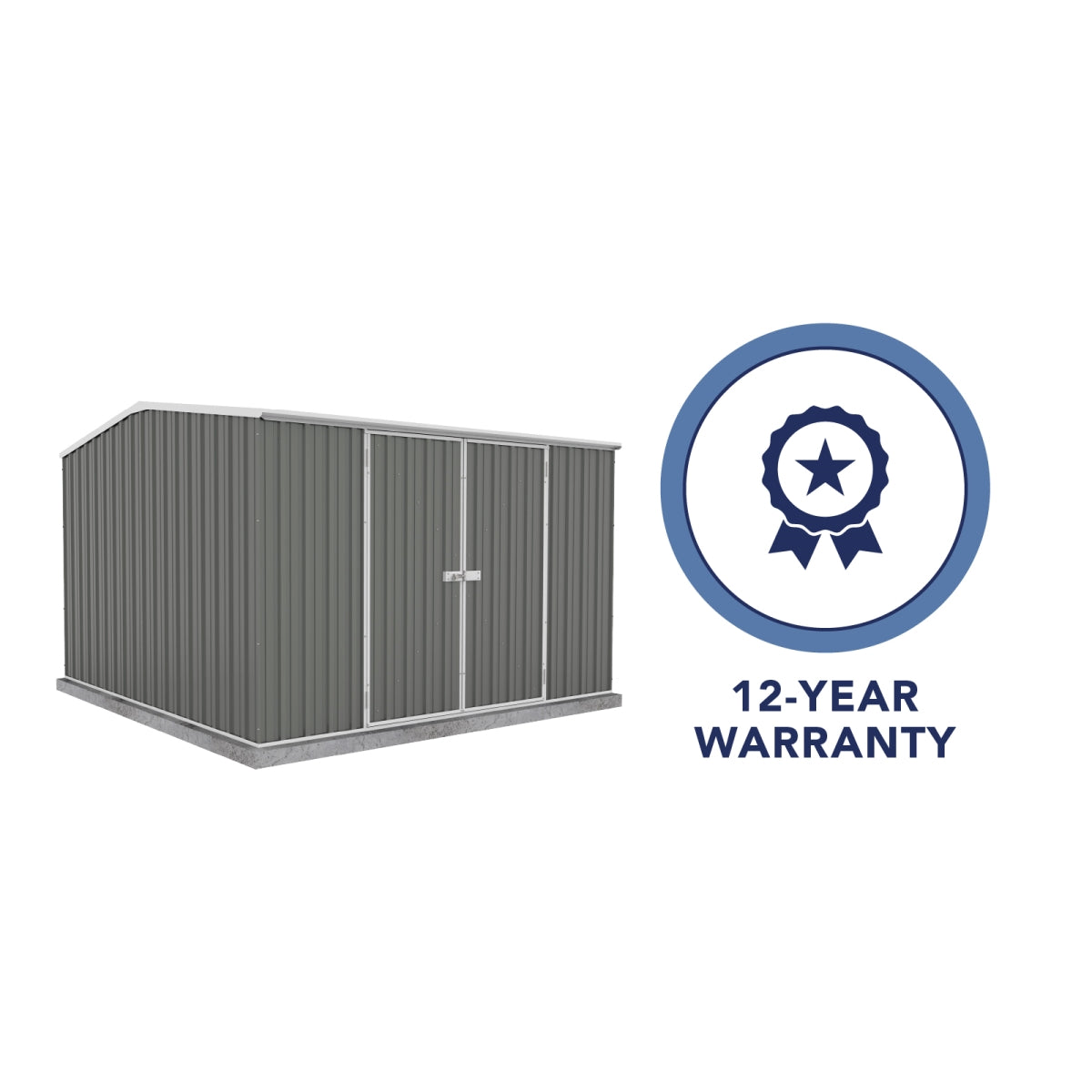 Absco | Premier Steel Storage Shed