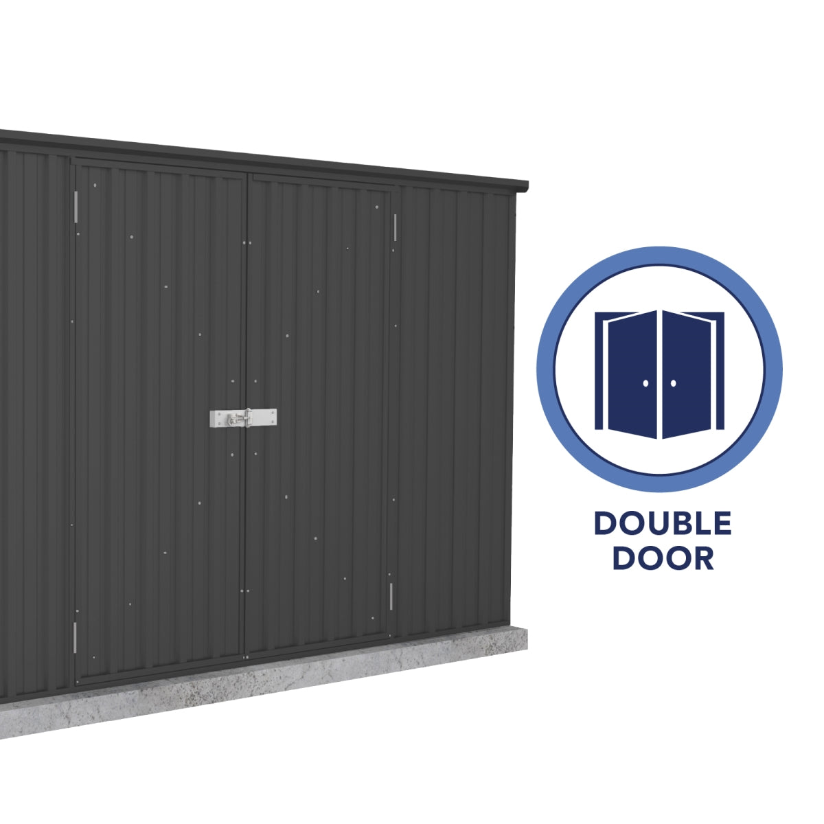Absco | Premier Steel Storage Shed