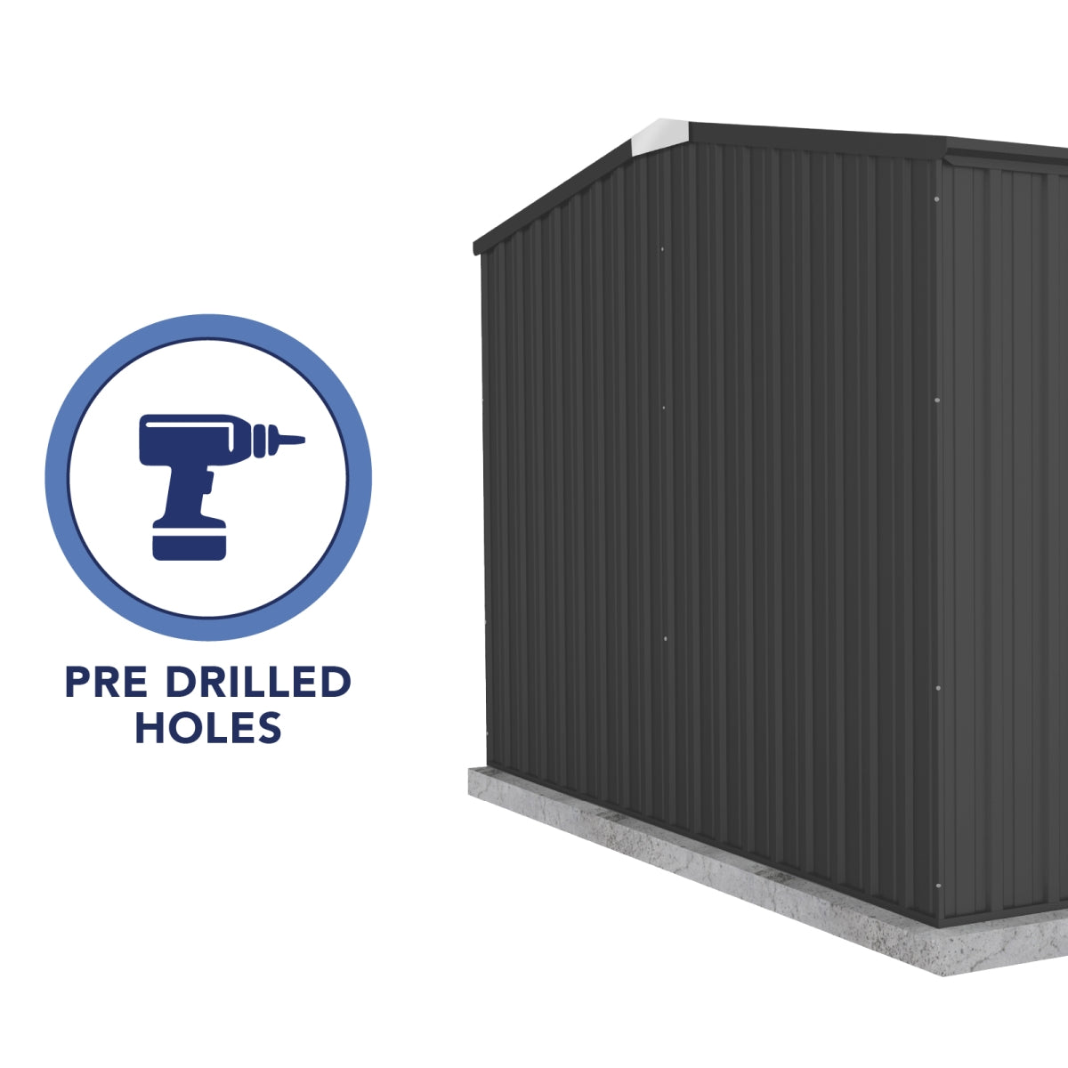 Absco | Premier Steel Storage Shed