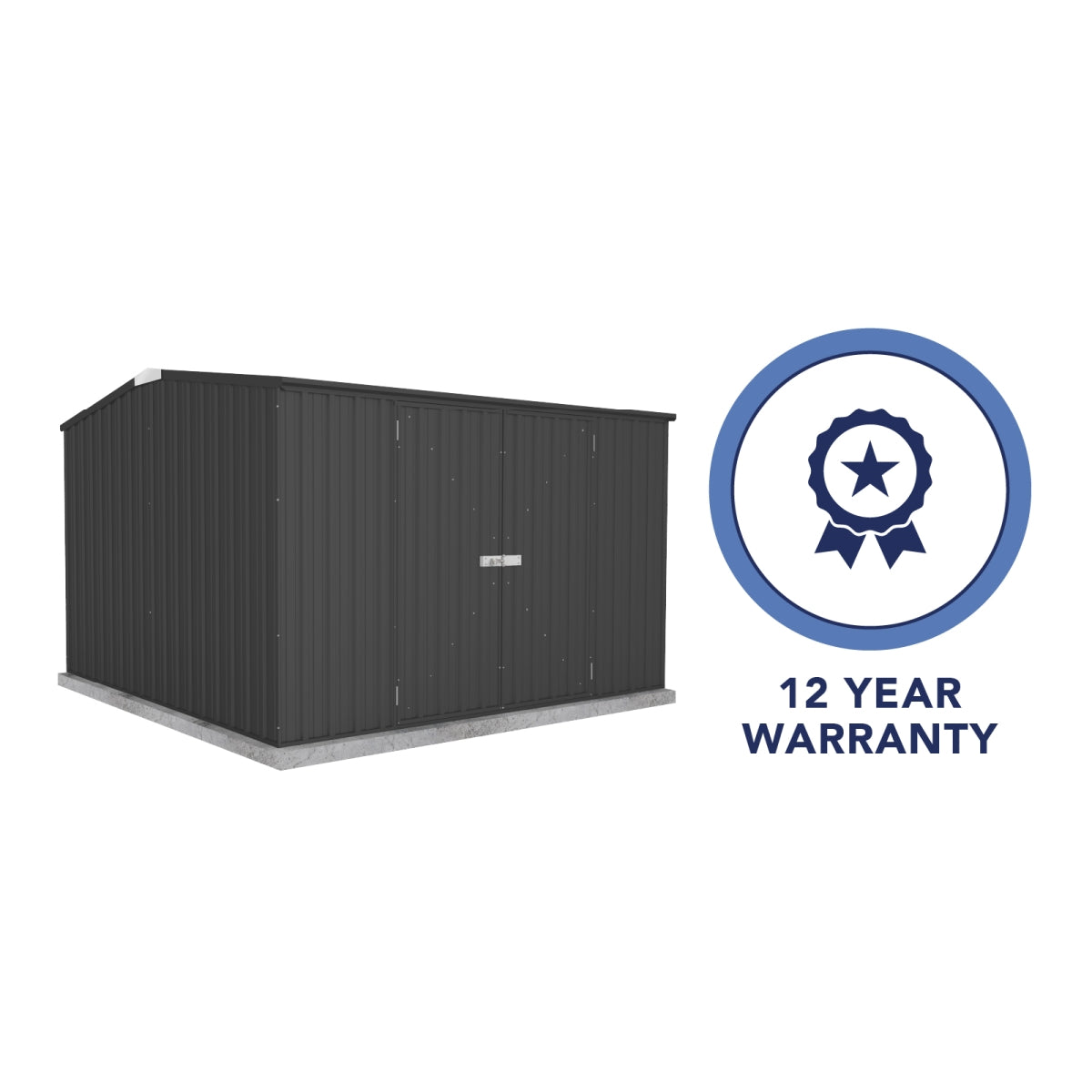 Absco | Premier Steel Storage Shed