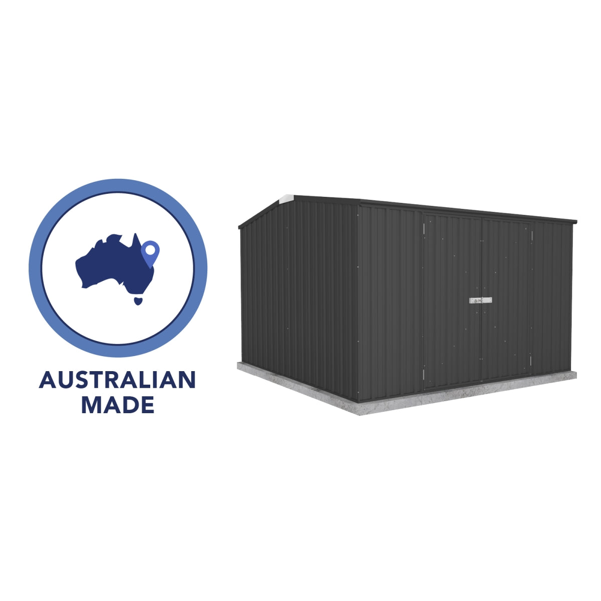 Absco | Premier Steel Storage Shed