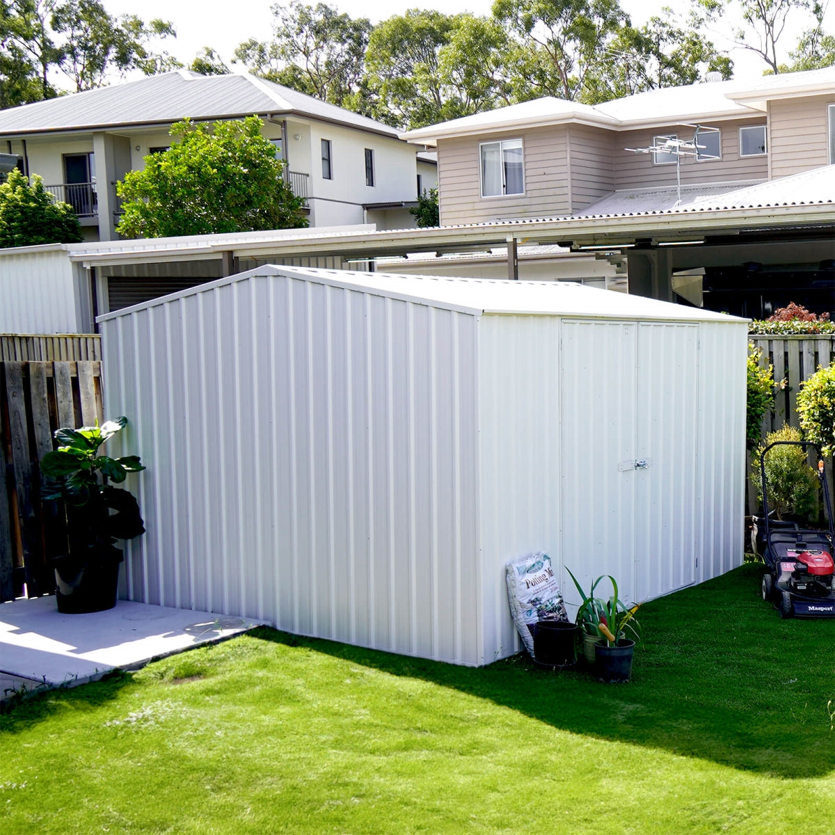 Absco | Premier Steel Storage Shed