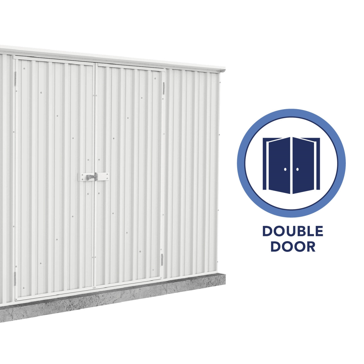 Absco | Premier Steel Storage Shed