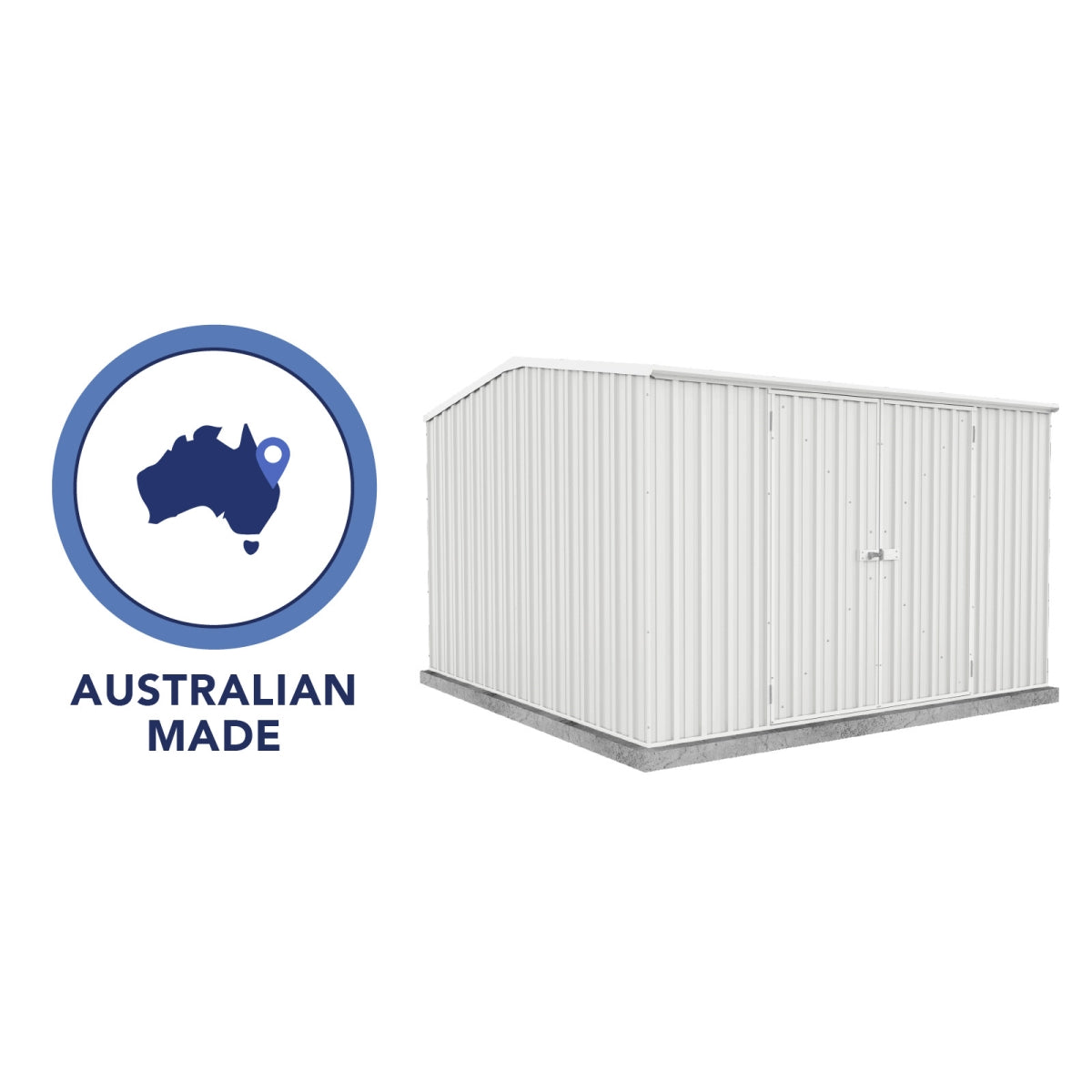 Absco | Premier Steel Storage Shed