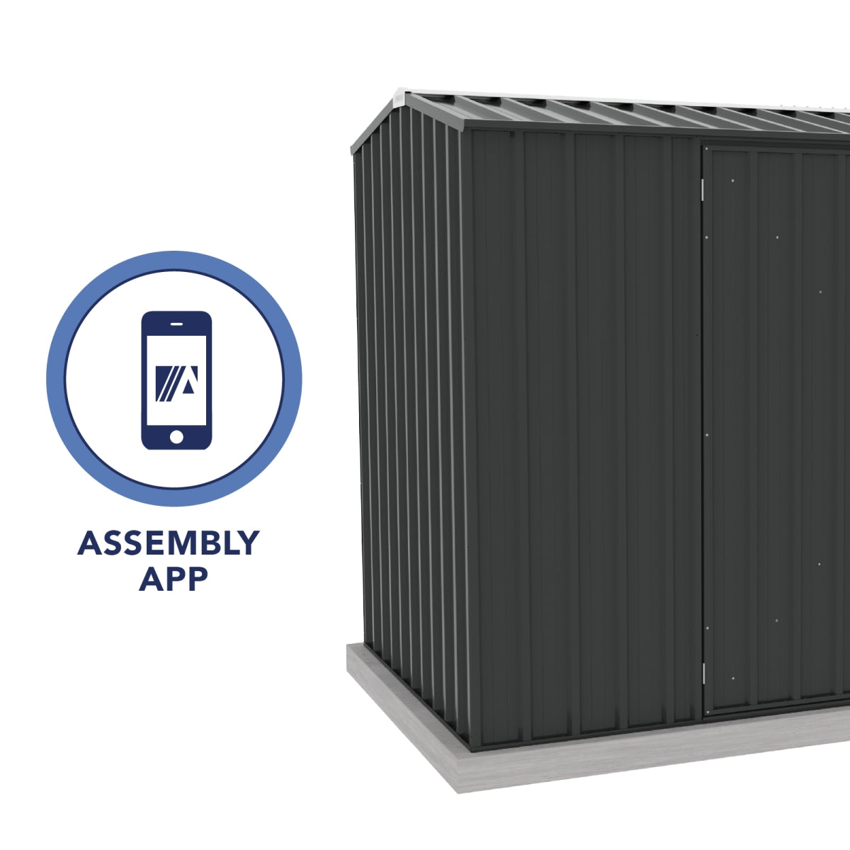 Absco | Premier Steel Storage Shed