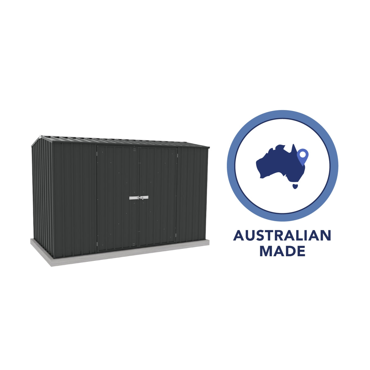 Absco | Premier Steel Storage Shed