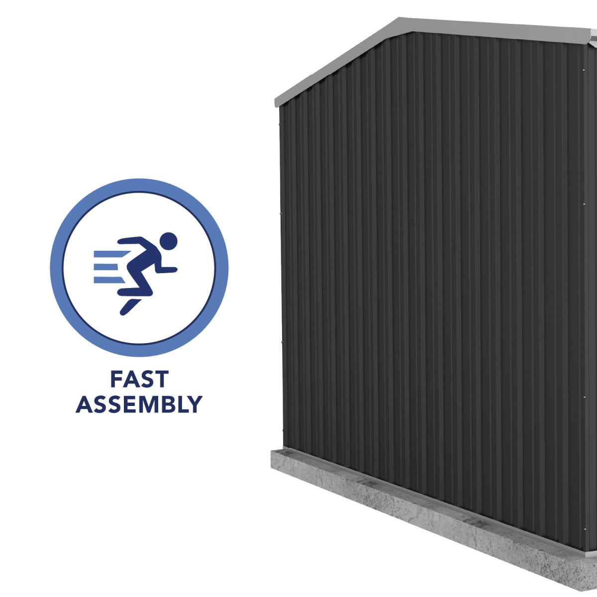 Absco | Premier Steel Storage Shed