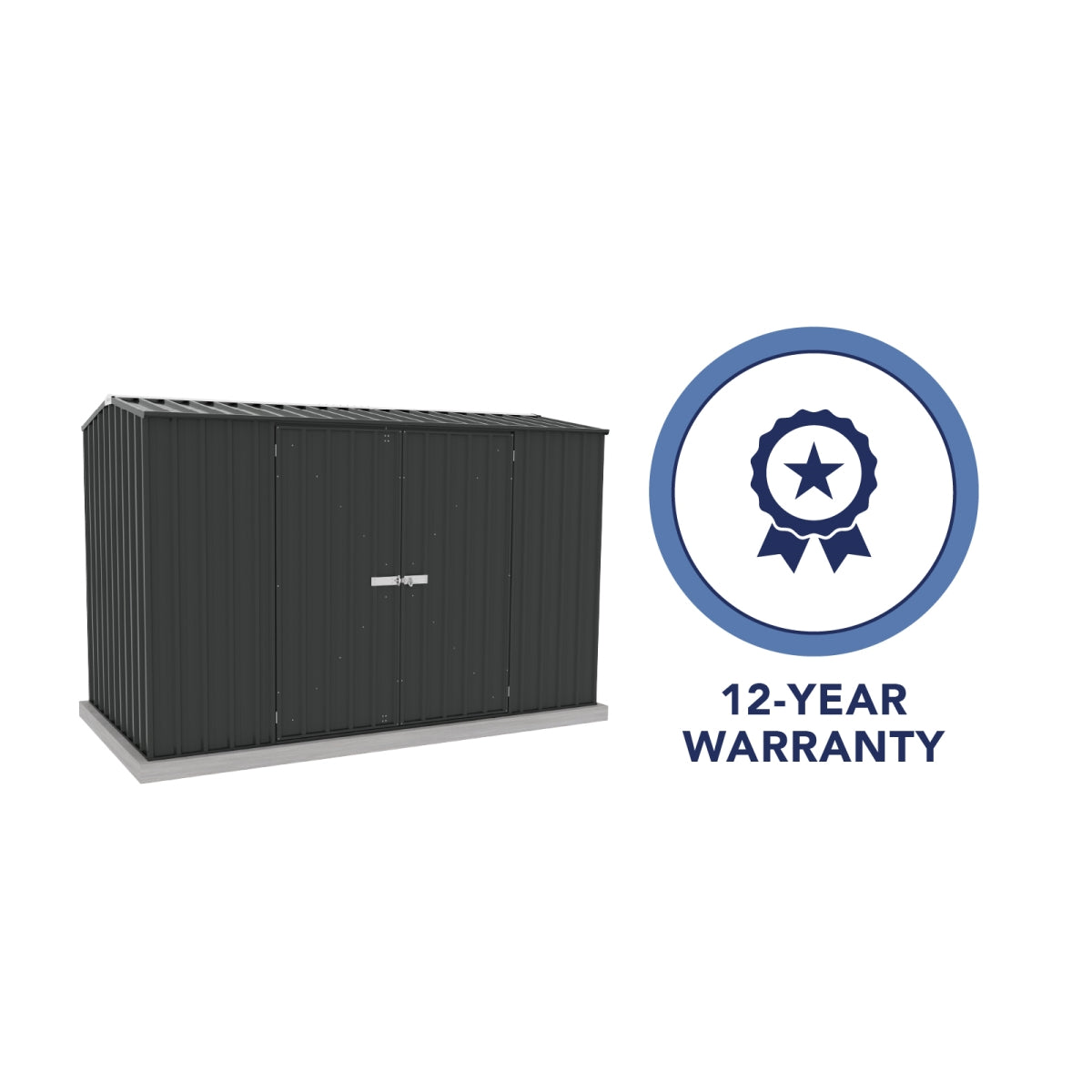 Absco | Premier Steel Storage Shed