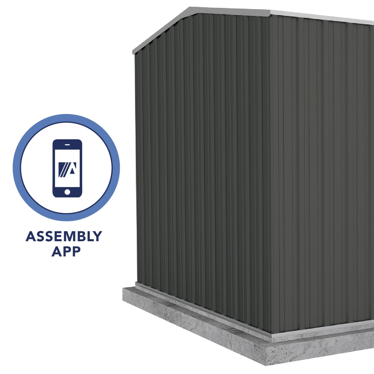 Absco | Premier Steel Storage Shed