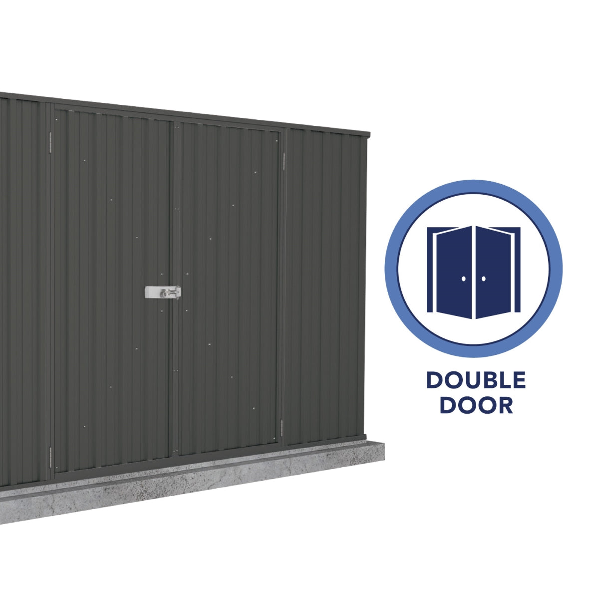 Absco | Premier Steel Storage Shed