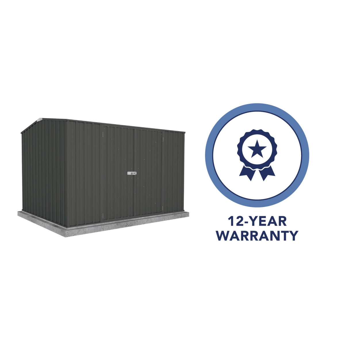 Absco | Premier Steel Storage Shed