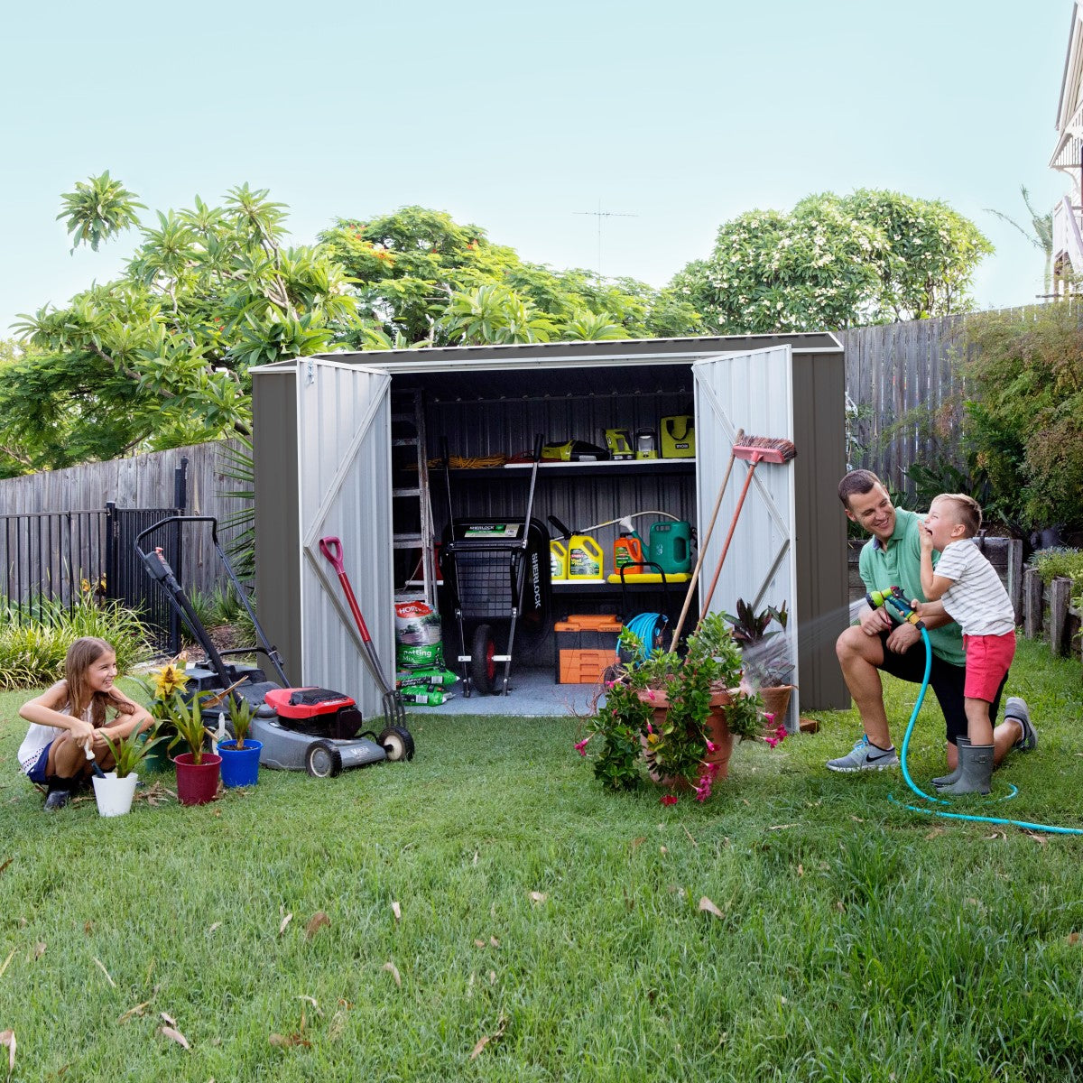 ABSCO 10X5 STORAGE SHED