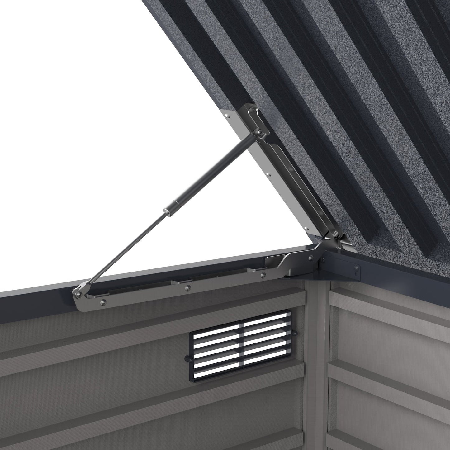 DuraMax | 6.3x3.5 ft Plastic MultiStore Outdoor Horizontal Storage Shed - 2100L