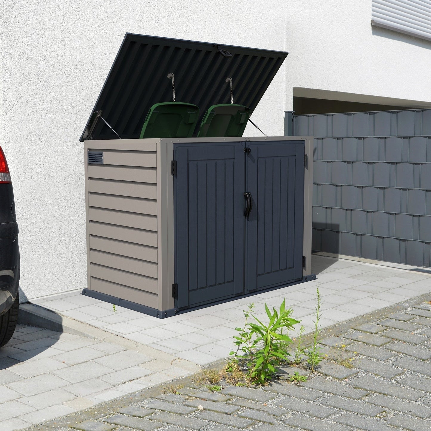DuraMax | 6.3x3.5 ft Plastic MultiStore Outdoor Horizontal Storage Shed - 2100L