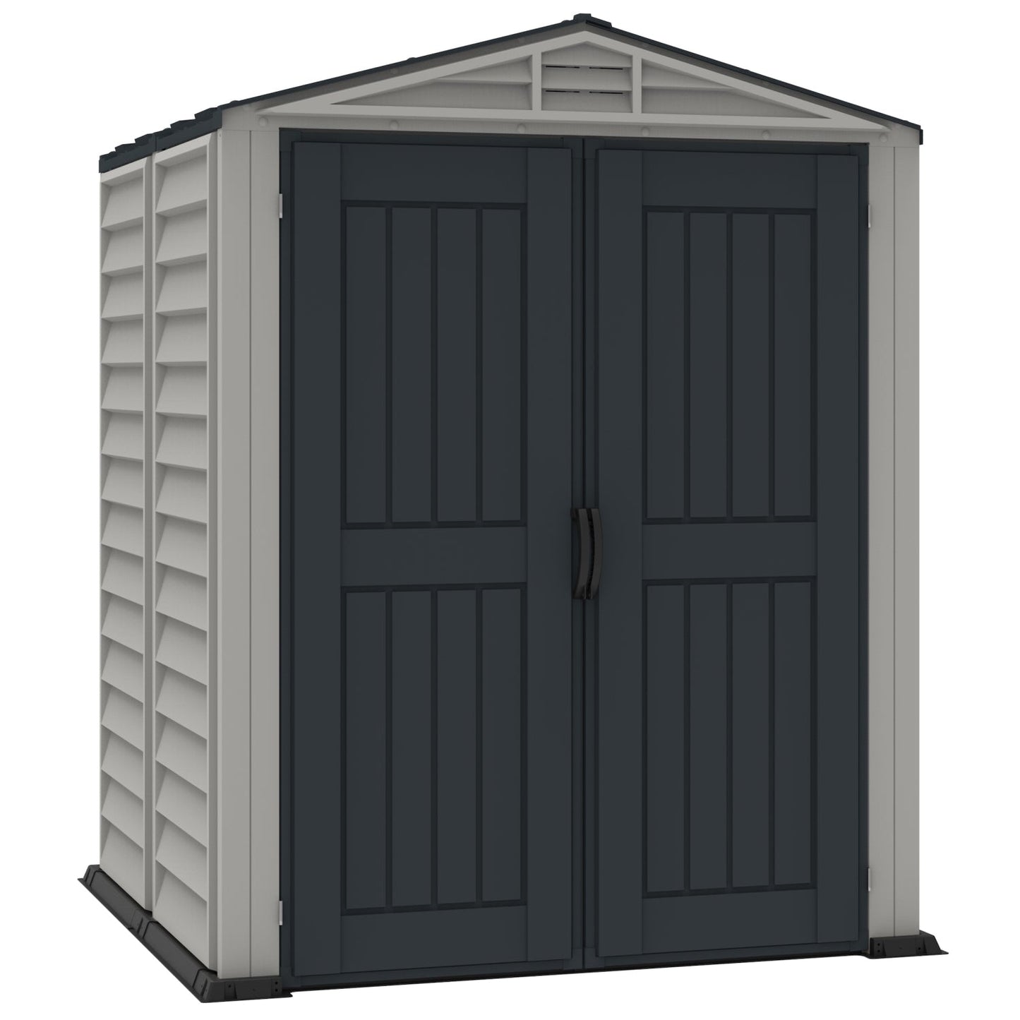 DuraMax | YardMate Plus Vinyl Storage Shed with Floor - 5x5x6 ft