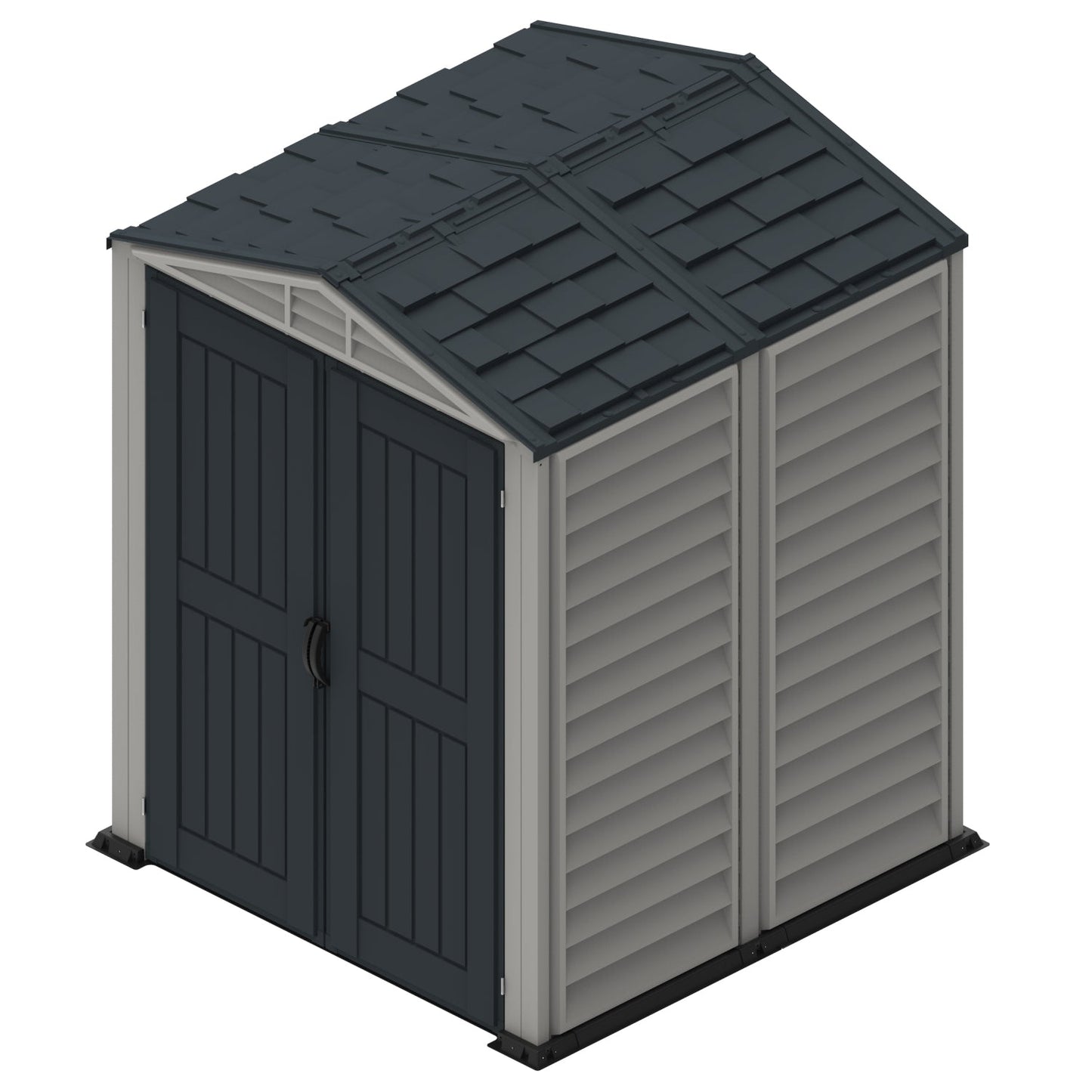 DuraMax | YardMate Plus Vinyl Storage Shed with Floor - 5x5x6 ft