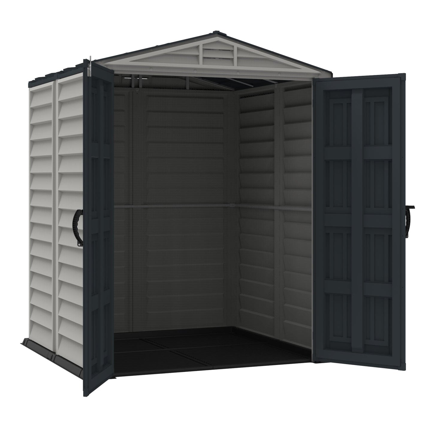 DuraMax | YardMate Plus Vinyl Storage Shed with Floor - 5x5x6 ft