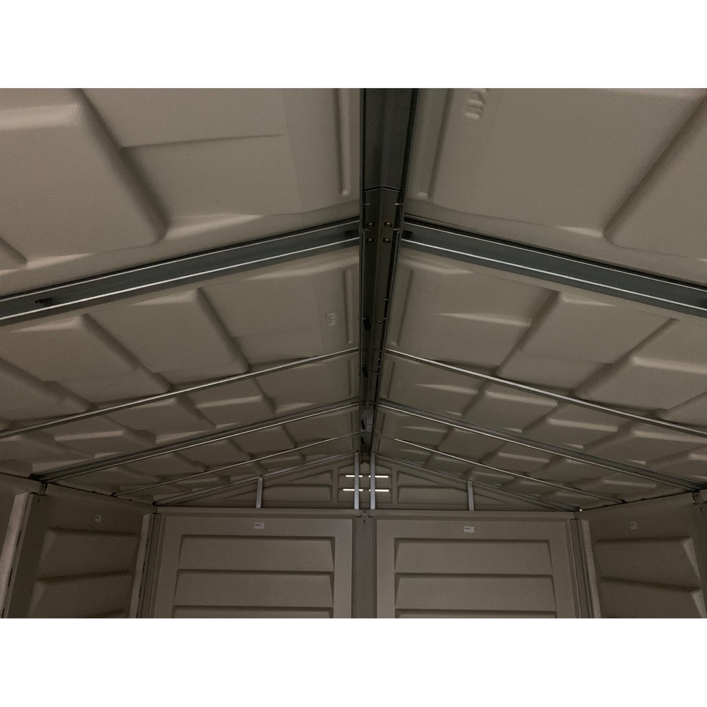 DuraMax | YardMate Plus Vinyl Storage Shed with Floor - 5x5x6 ft