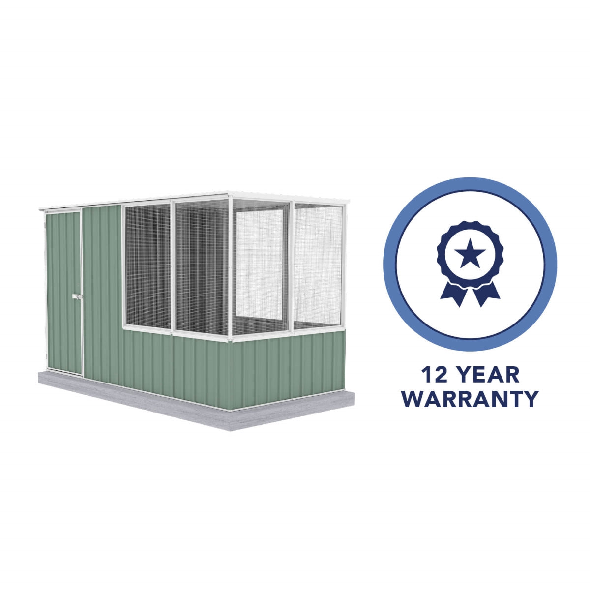 Absco | 5' Wide Chicken Coop - Pale Eucalypt