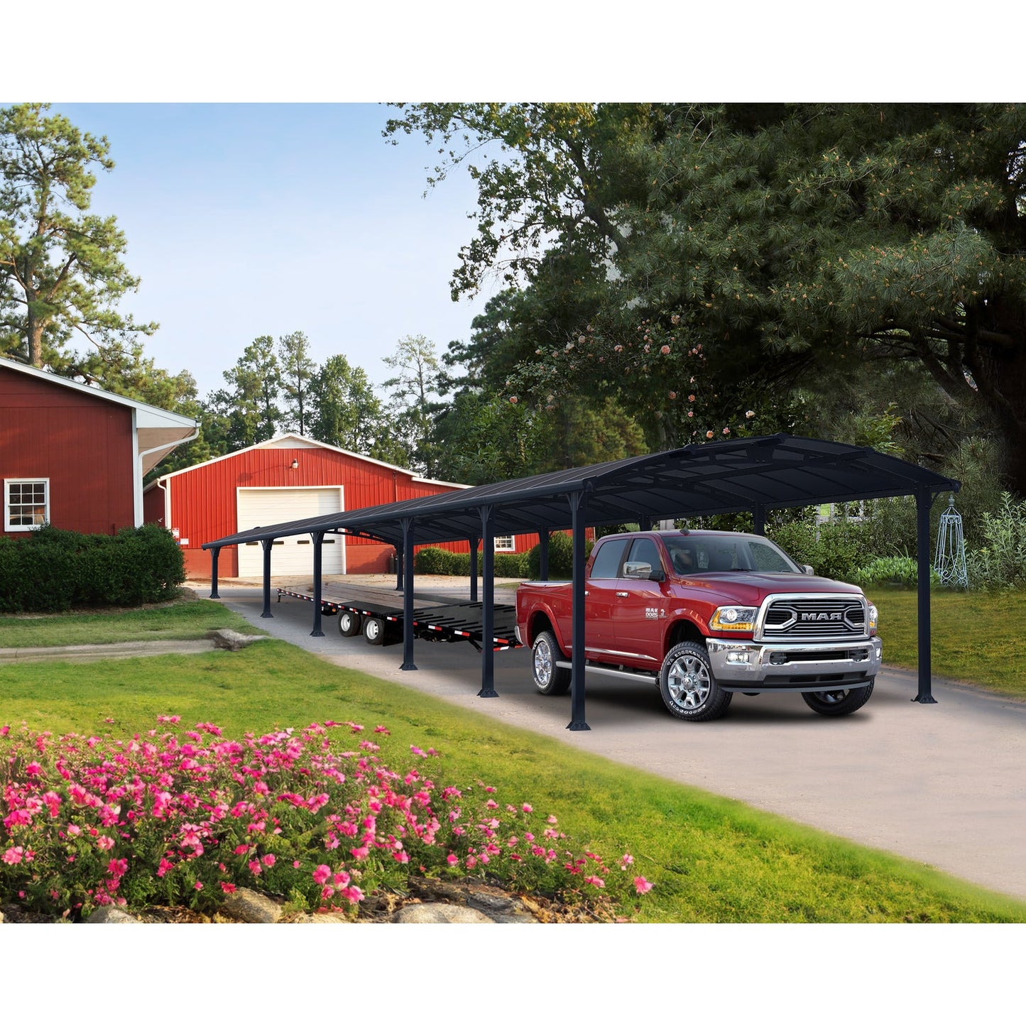 Canopia | Arcadia 5000 Carport - 8 ft Tall