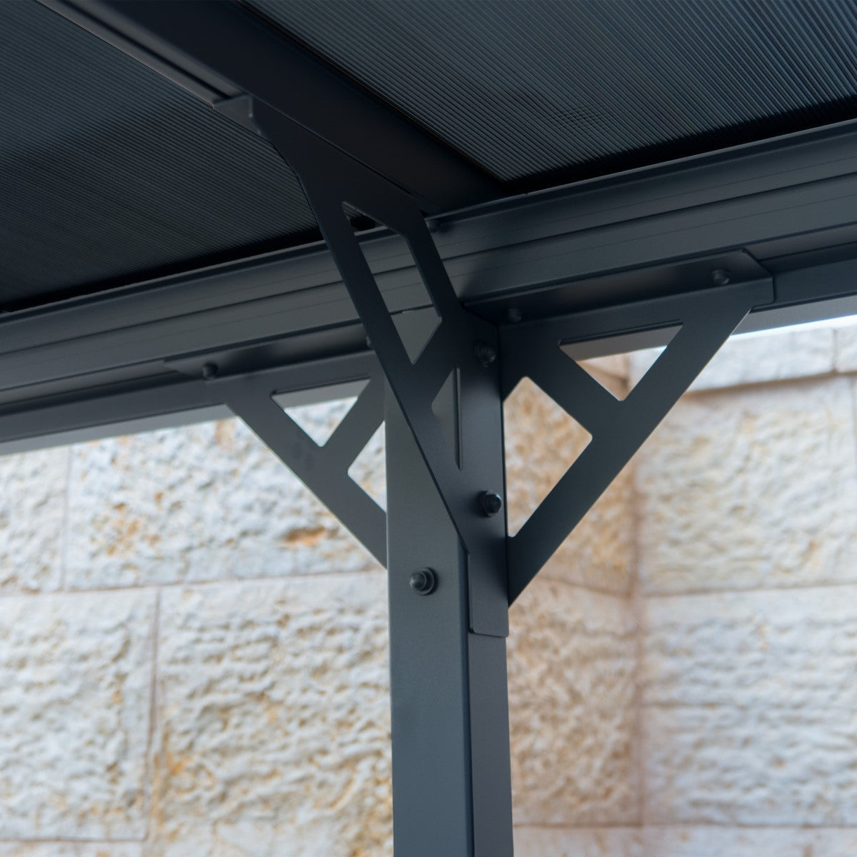 Canopia | Palma 5000 Carport/Patio Cover - Gray/Gray - 16X10x7 ft