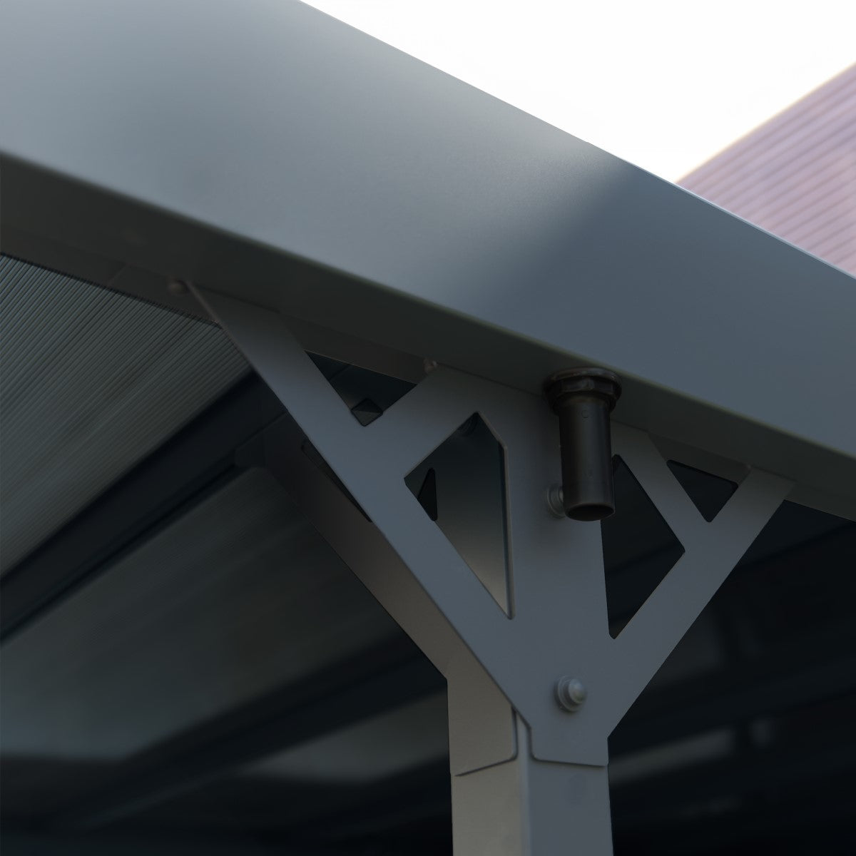 Canopia | Palma 5000 Carport/Patio Cover - Gray/Gray - 16X10x7 ft
