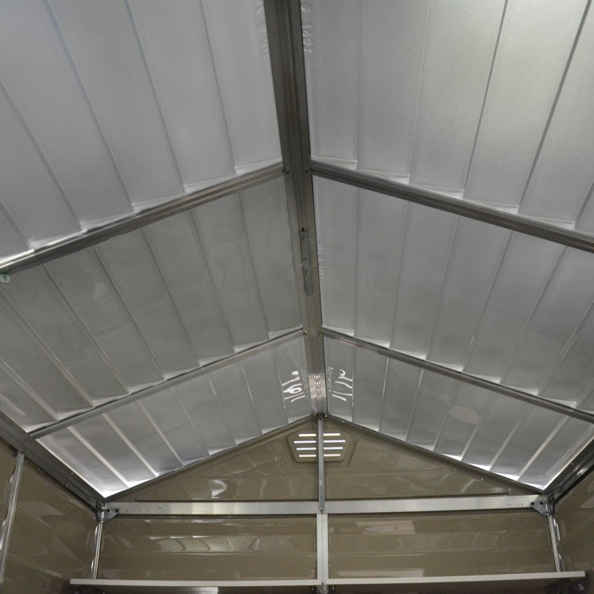 Canopia | SkyLight Polycarbonate Storage Shed -4x6 ft Tan