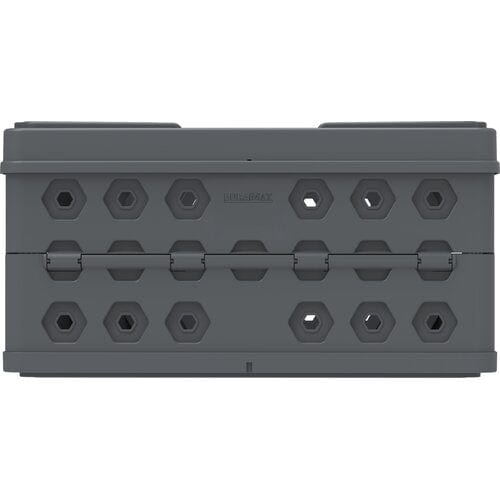 Duramax Foldable Basket Gray - mygreenhousestore.com