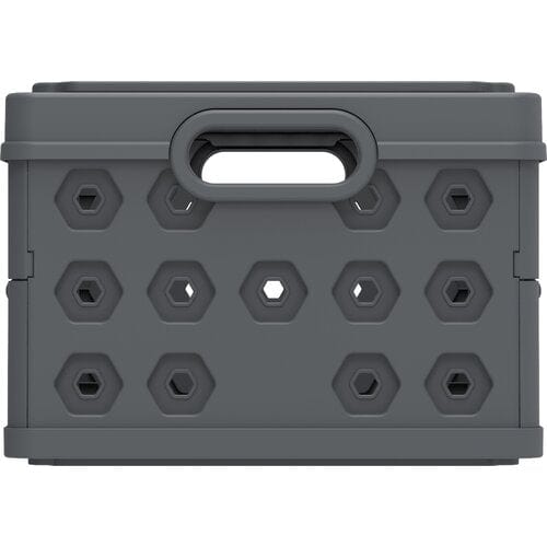 Duramax Foldable Basket Gray - mygreenhousestore.com
