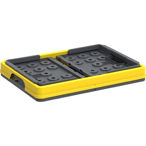 Duramax Foldable Basket Yellow with Gray - mygreenhousestore.com