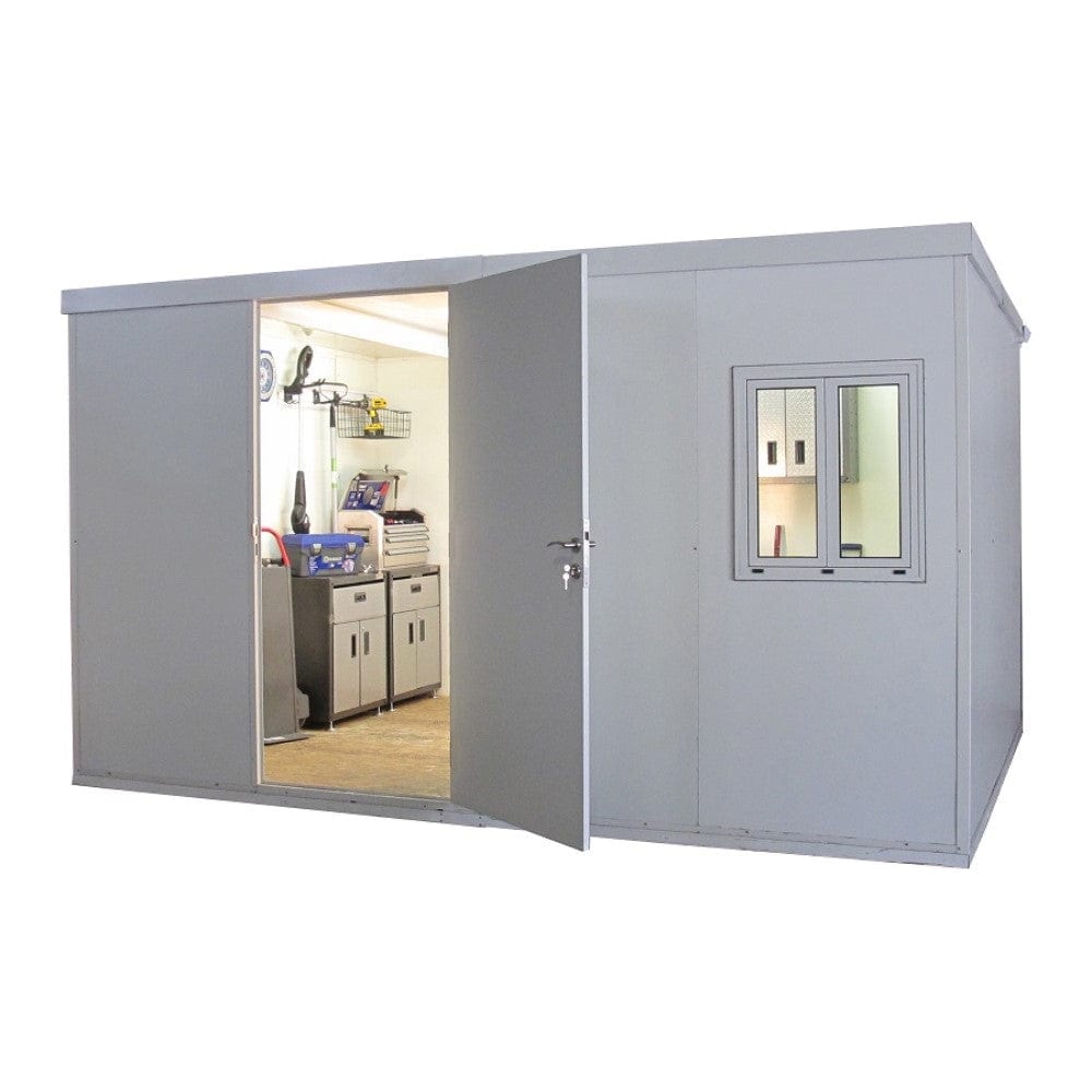 Duramax Flat Roof Insulated Building 19' x 10' - mygreenhousestore.com