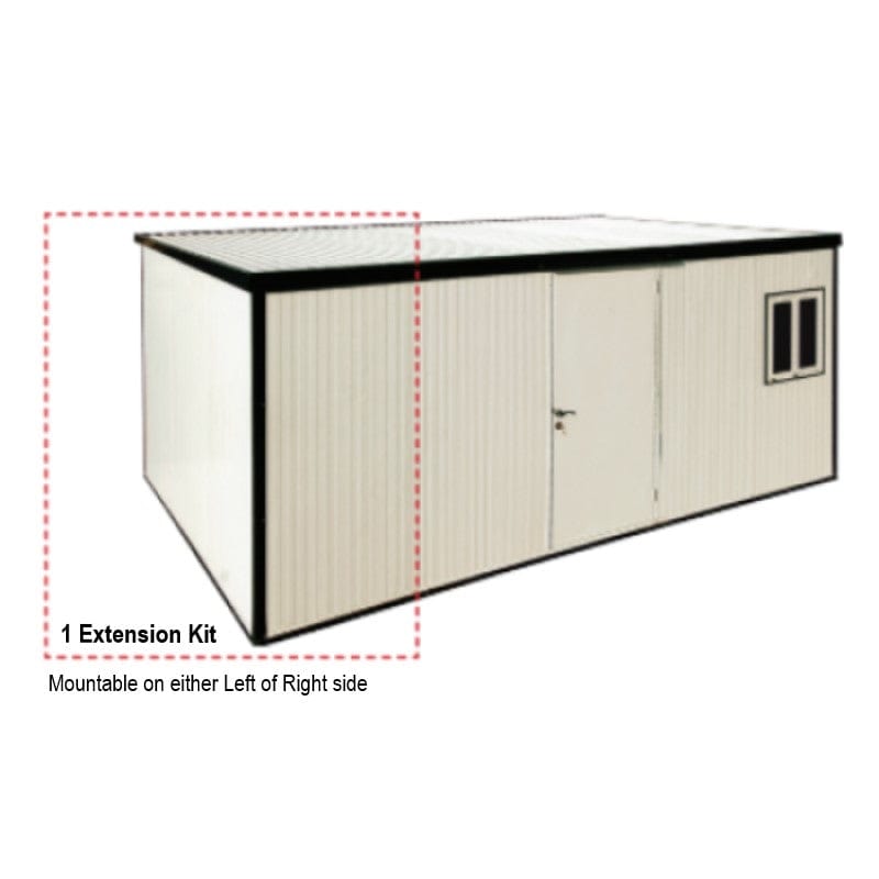 Duramax Flat Roof Insulated Building Extension - 10' x 3' - mygreenhousestore.com