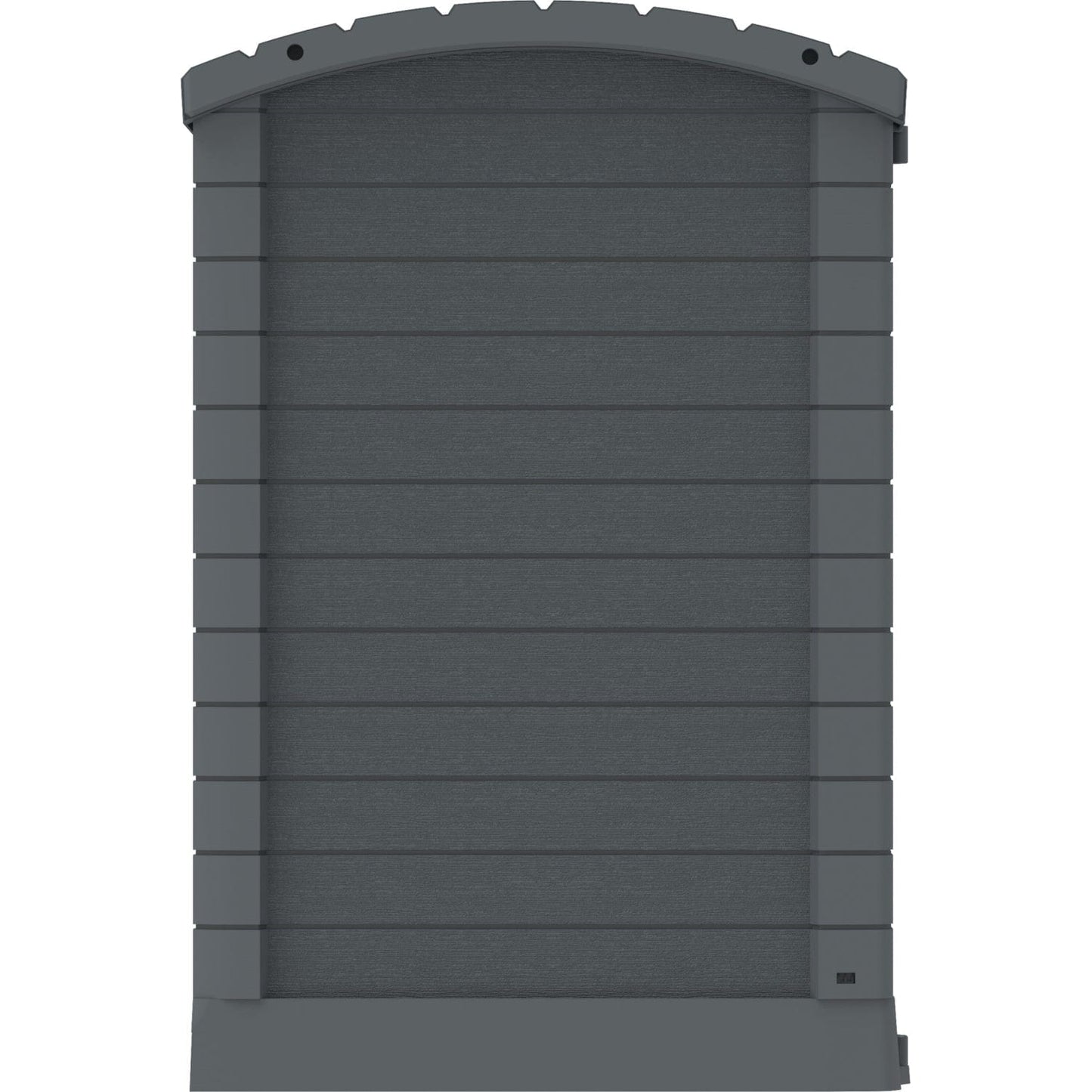 DuraMax | 4.5x2.8 ft Heavy Plastic StoreAway Multipurpose Horizontal Shed with Arc Lid - 1200L
