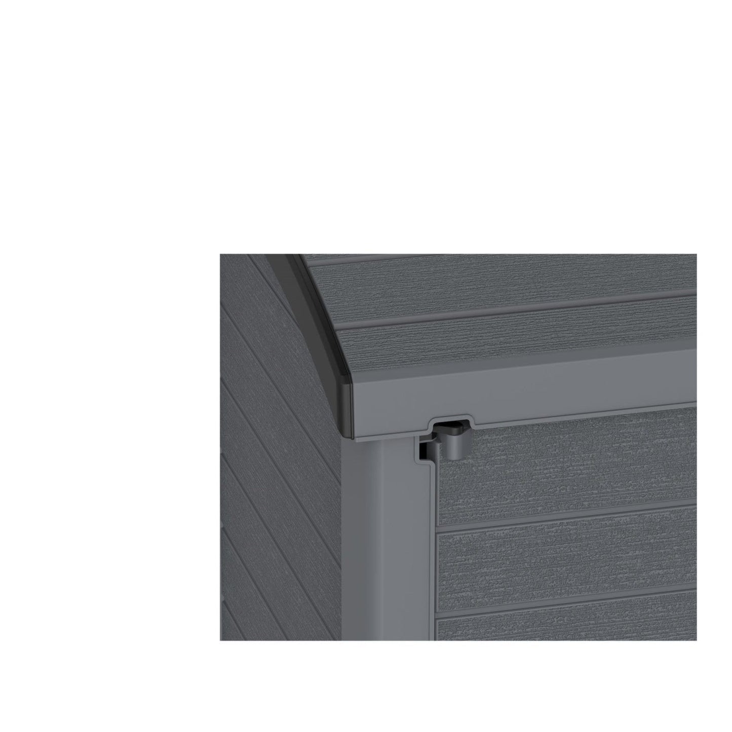 DuraMax | 4.5x2.8 ft Heavy Plastic StoreAway Multipurpose Horizontal Shed with Arc Lid - 1200L