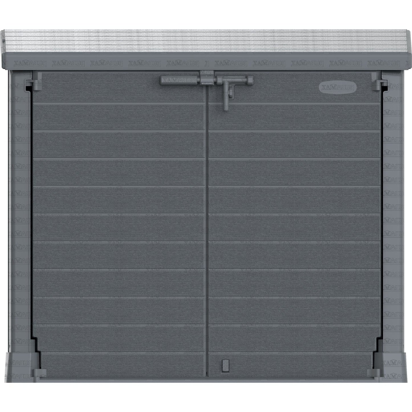 DuraMax | 4.5x2.8 ft Heavy Plastic StoreAway Multipurpose Horizontal Shed with Flat Lid - 1200L
