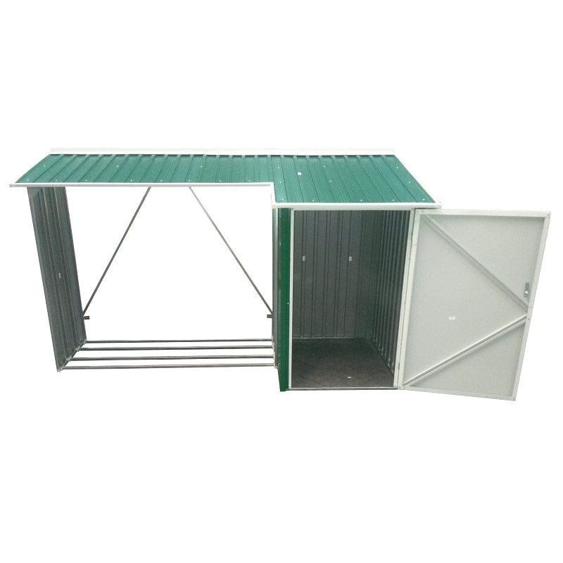 Duramax sheds DuraMax | WoodStore Combo Green with Off White Trim | Western States 53661_CA