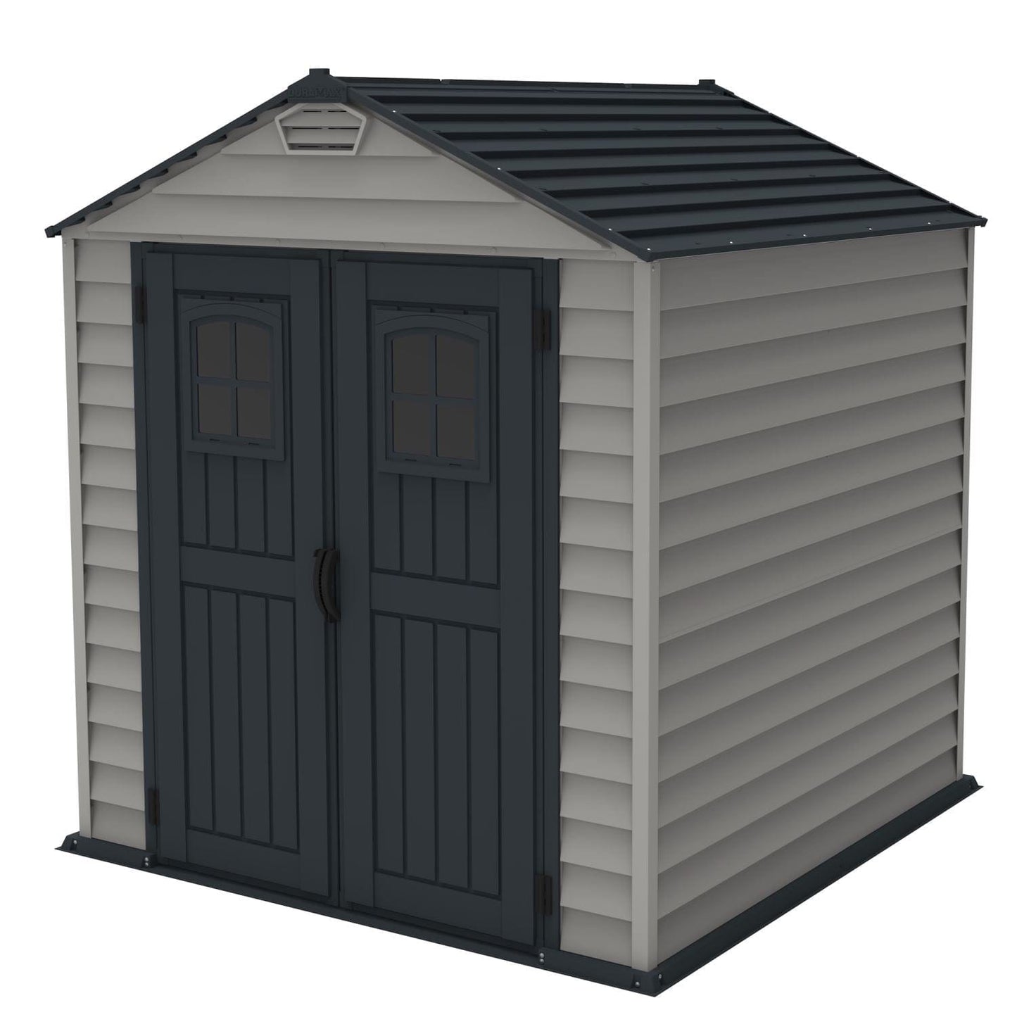 Duramax Vinyl Storage Shed Kit with Floor DuraMax | Vinyl Storage Shed StoreMax 7' x 7' x 6' with Molded Floor | Eastern States 30325_NJ
