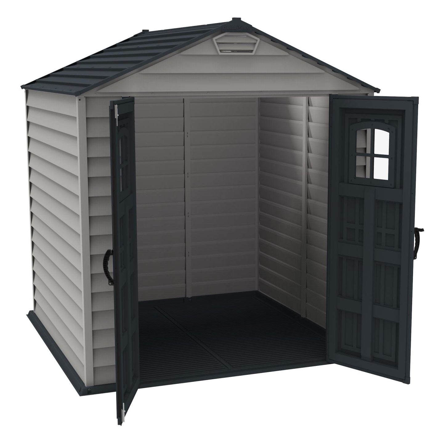 Duramax Vinyl Storage Shed Kit with Floor DuraMax | Vinyl Storage Shed StoreMax 7' x 7' x 6' with Molded Floor | Eastern States 30325_NJ