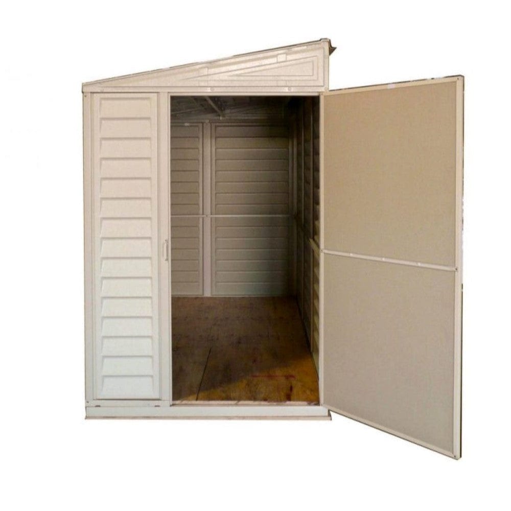 Duramax Vinyl Storage Shed Kit with Foundation DuraMax | SideMate Vinyl Storage Shed 4' x 8' with Foundation | Eastern States 06625_NJ